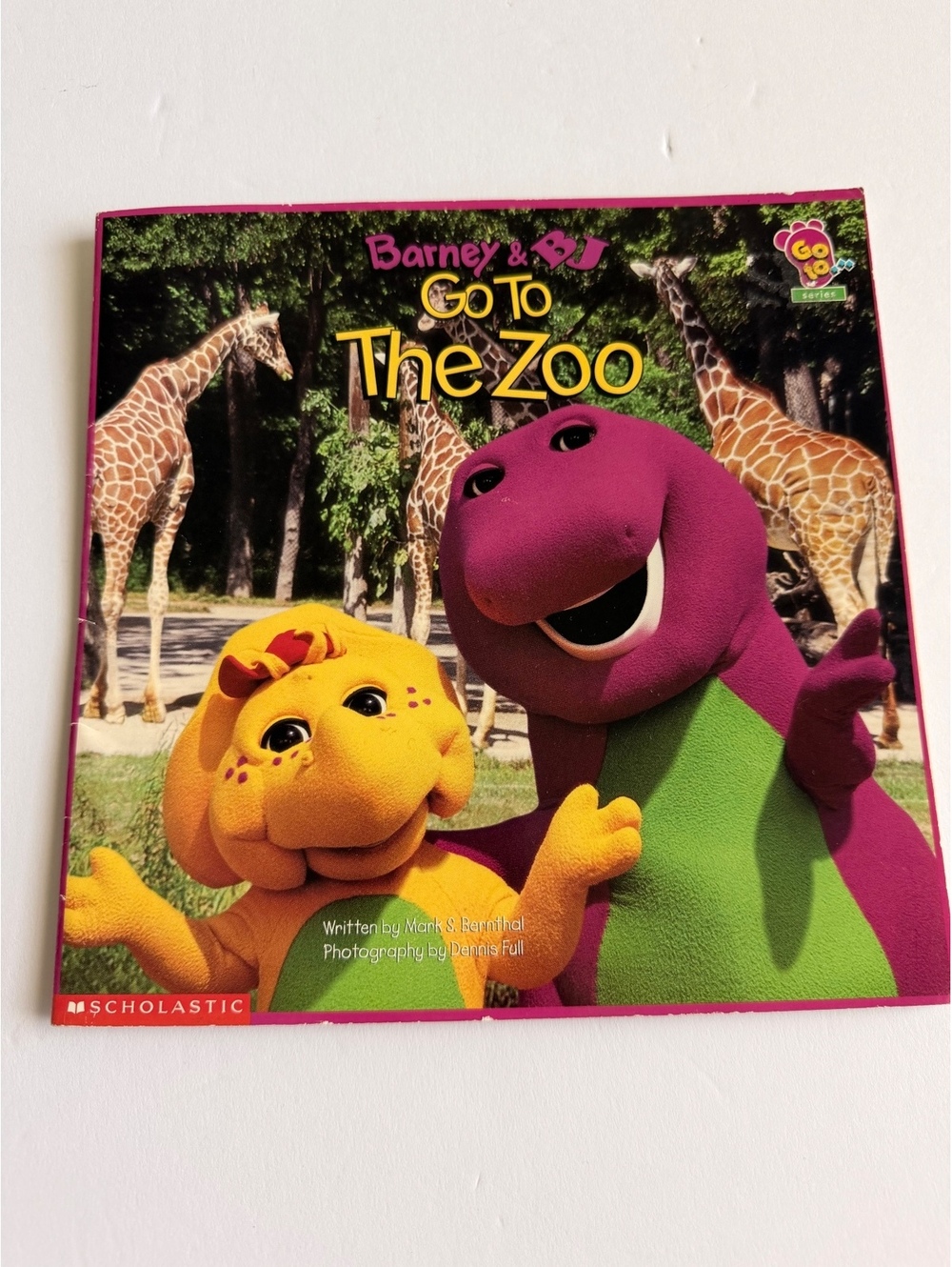 Barney & BJ Go To The Zoo Children's Book